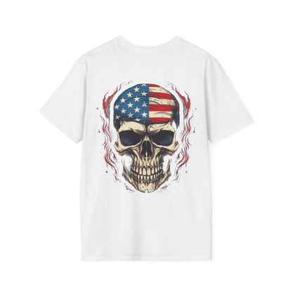 American Skull Unisex Softstyle T-Shirt usa