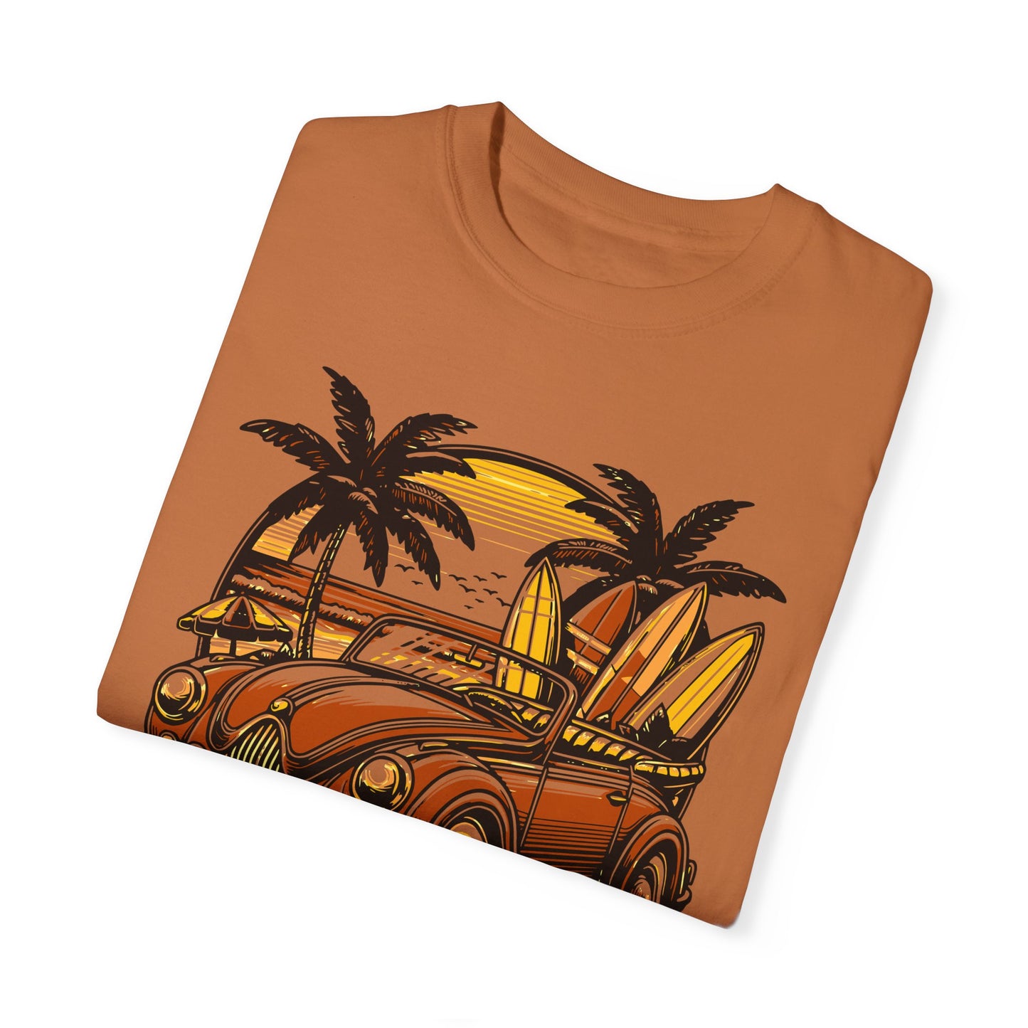 Surfing Unisex Garment-Dyed T-shirt