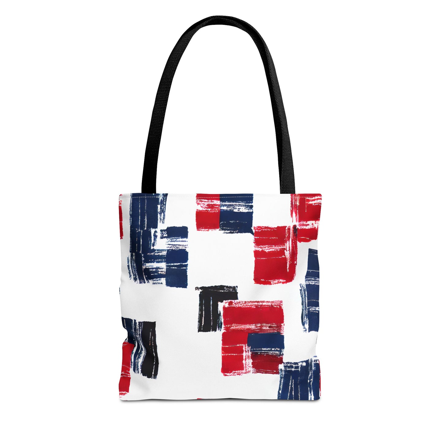 Red and Blue Tote Bag