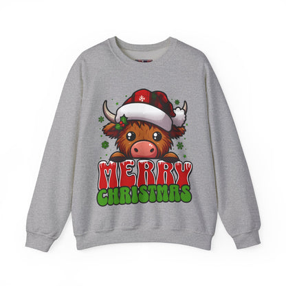 Christmas Crewneck Sweatshirt - Merry Christmas Design