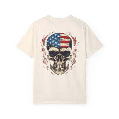 Unisex Garment-Dyed T-shirt USA FLAG