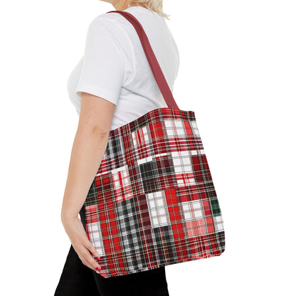 Red & Black Tote Bag (AOP)