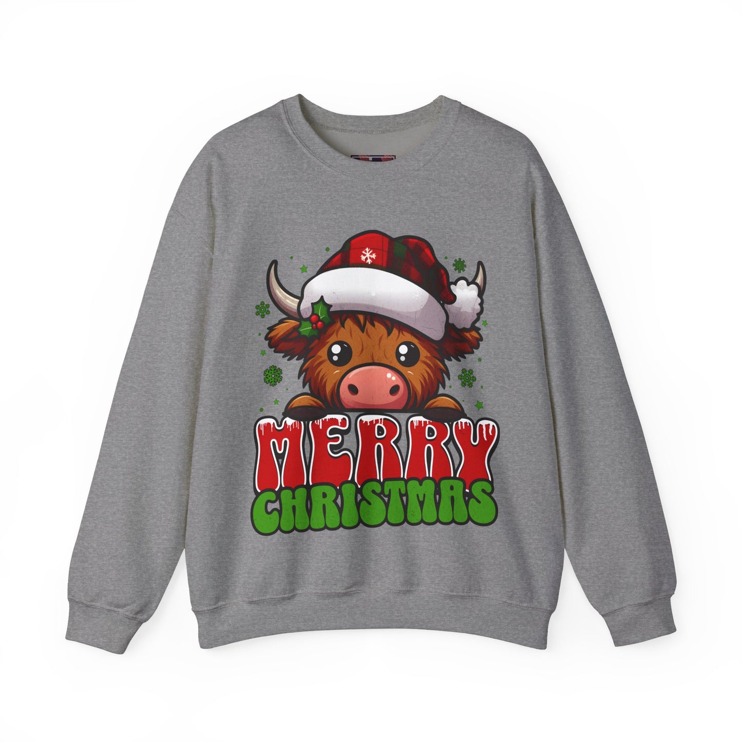 Christmas Crewneck Sweatshirt - Merry Christmas Design