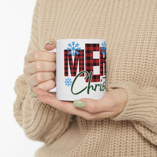 Mug - Merry Christmas Ceramic Mug (11oz, 15oz)