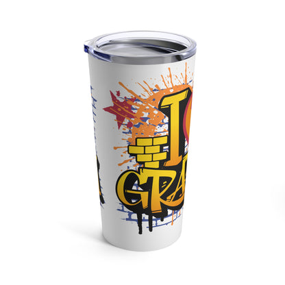 Tumbler 20oz - I Love Graffiti