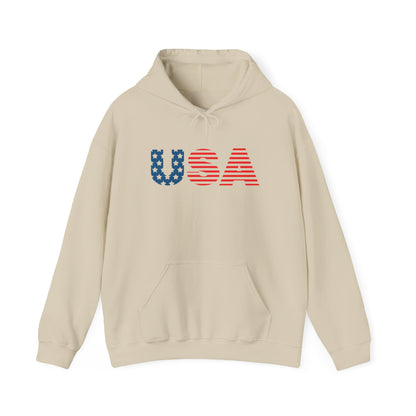 USA Freedom Over Fear Unisex Hooded Sweatshirt