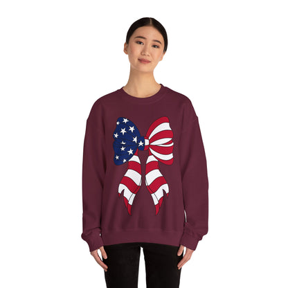 USA Bow Unisex Crewneck Sweatshirt