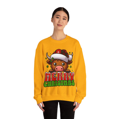 Christmas Crewneck Sweatshirt - Merry Christmas Design