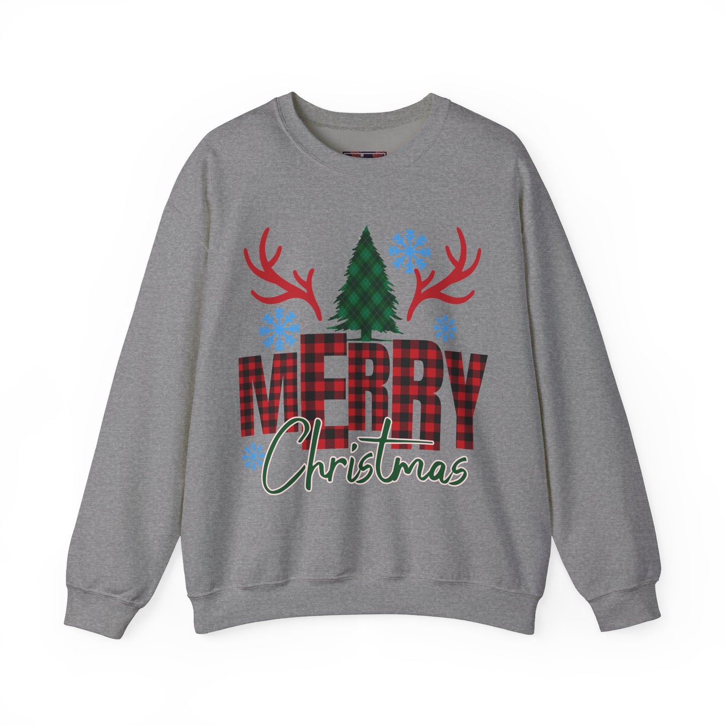 Christmas Crewneck Sweatshirt - Merry Christmass Design