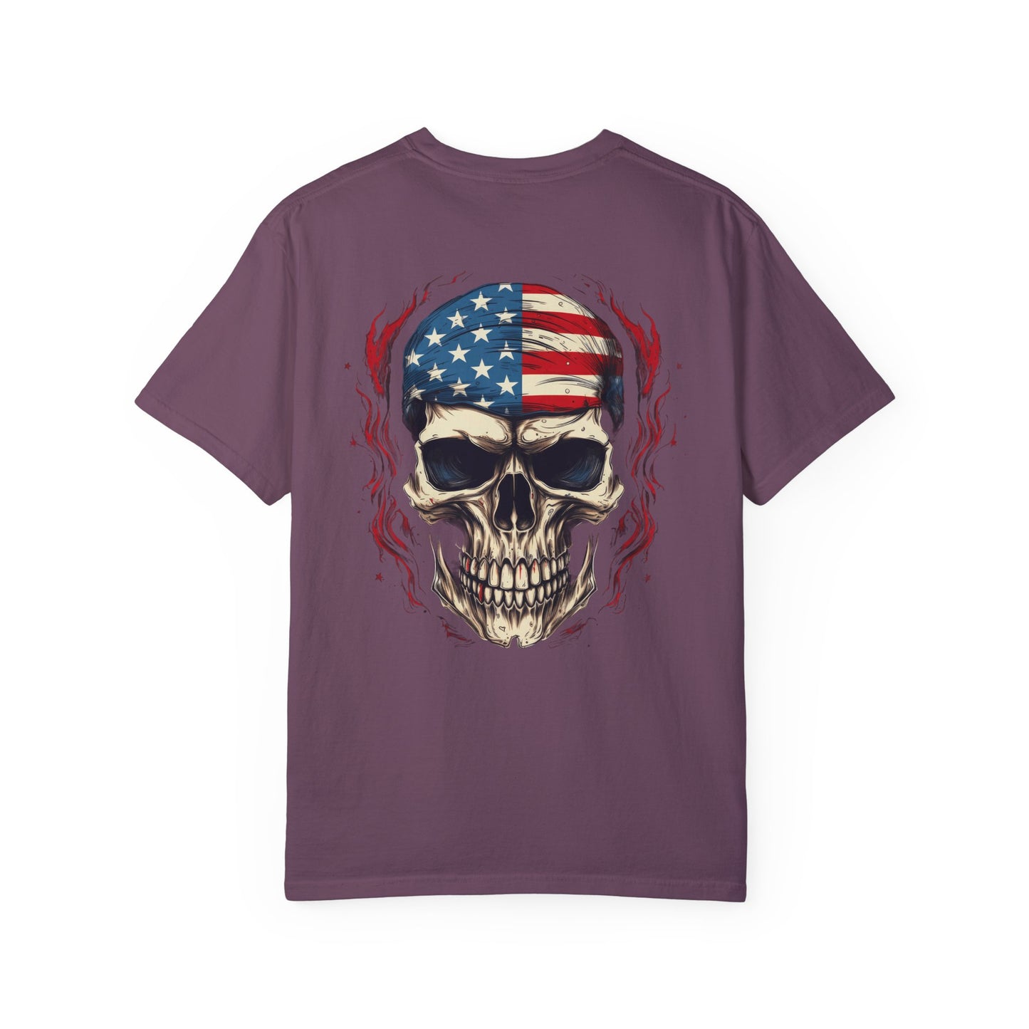 Unisex Garment-Dyed T-shirt USA FLAG