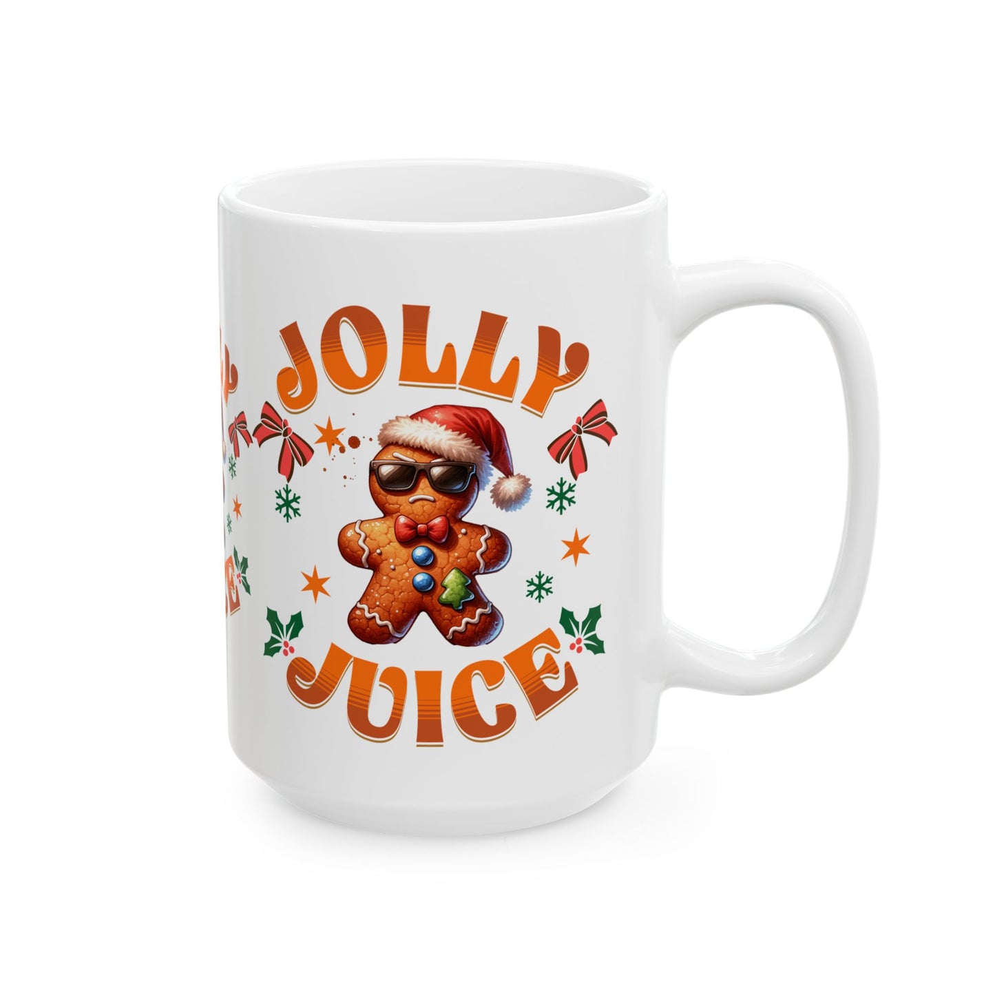 Ceramic Mug, (11oz, 15oz) Jolly Juice