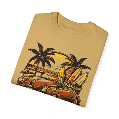 Surfing Unisex Garment-Dyed T-shirt