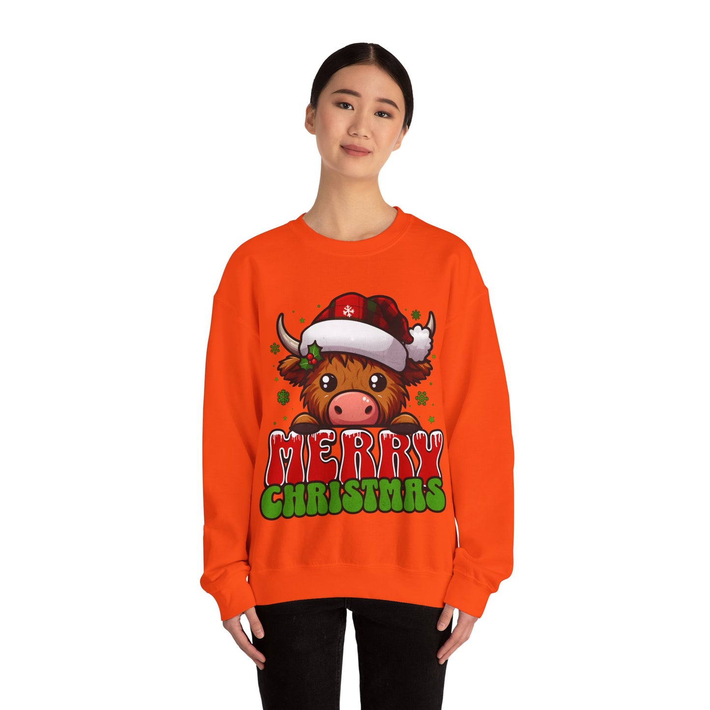 Christmas Crewneck Sweatshirt - Merry Christmas Design