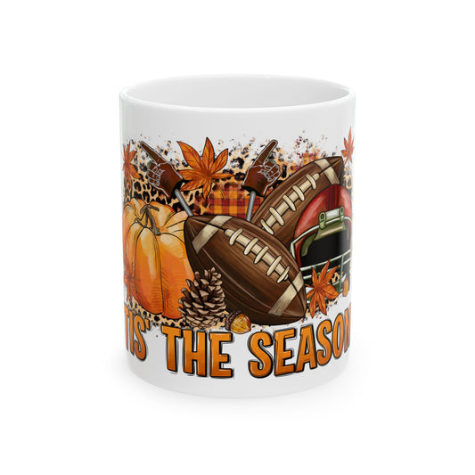 Tis The Season Football Halloween Mug