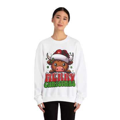 Christmas Crewneck Sweatshirt - Merry Christmas Design