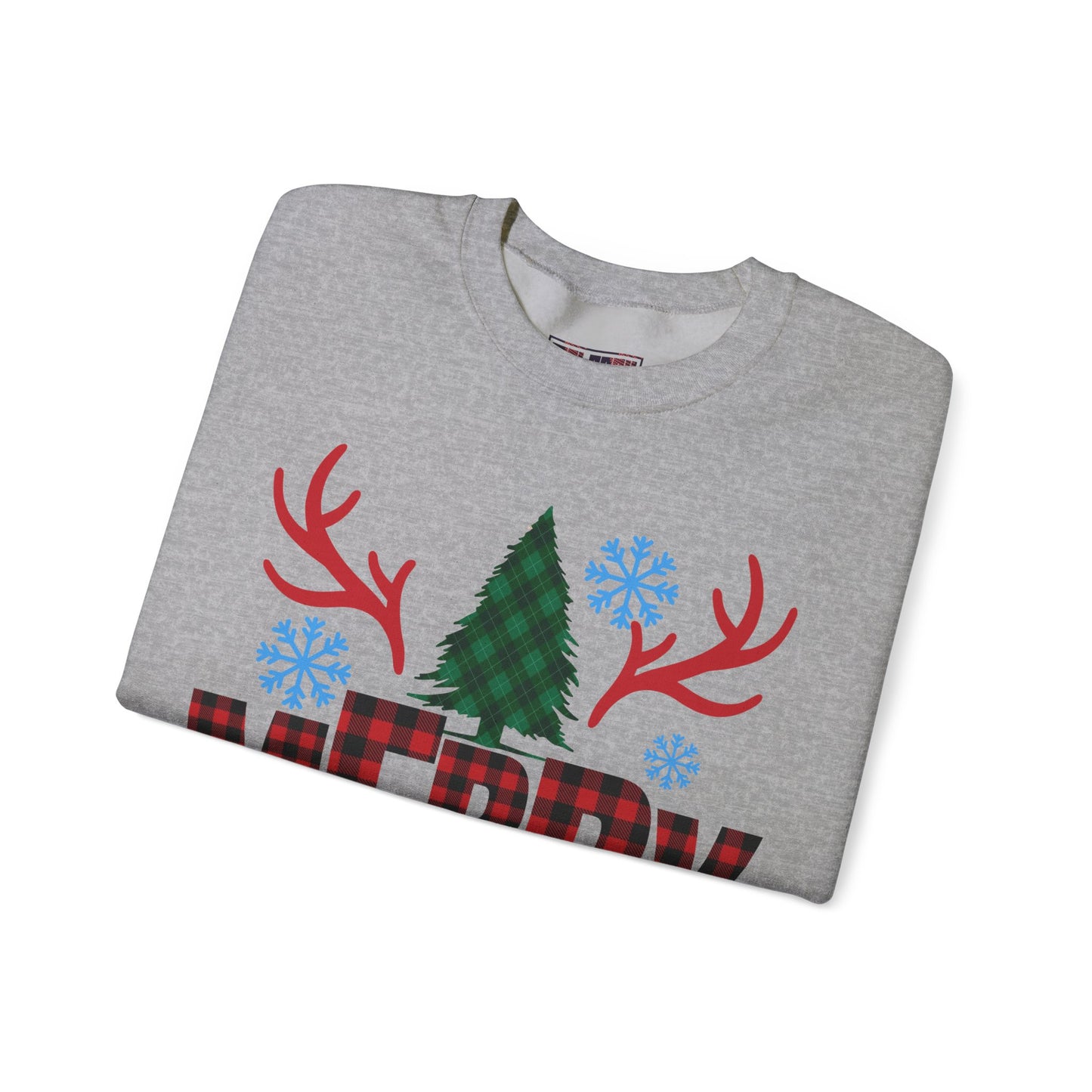 Christmas Crewneck Sweatshirt - Merry Christmass Design