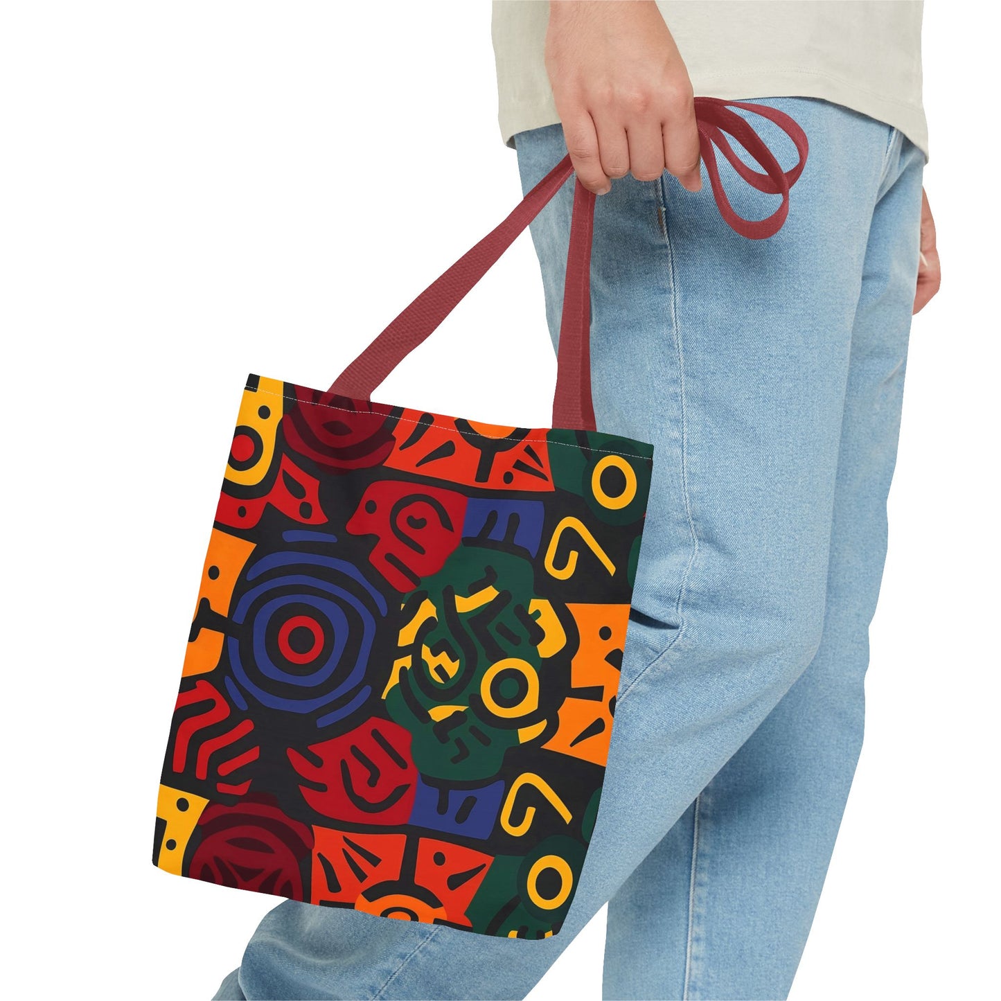 Colorful Abstract Design Tote Bag (AOP)