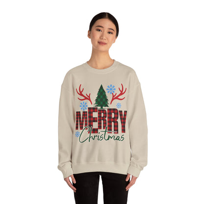 Christmas Crewneck Sweatshirt - Merry Christmass Design