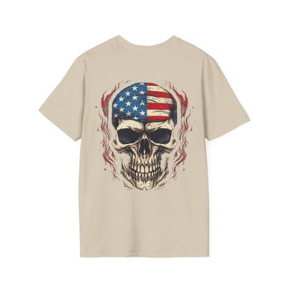 American Skull Unisex Softstyle T-Shirt usa