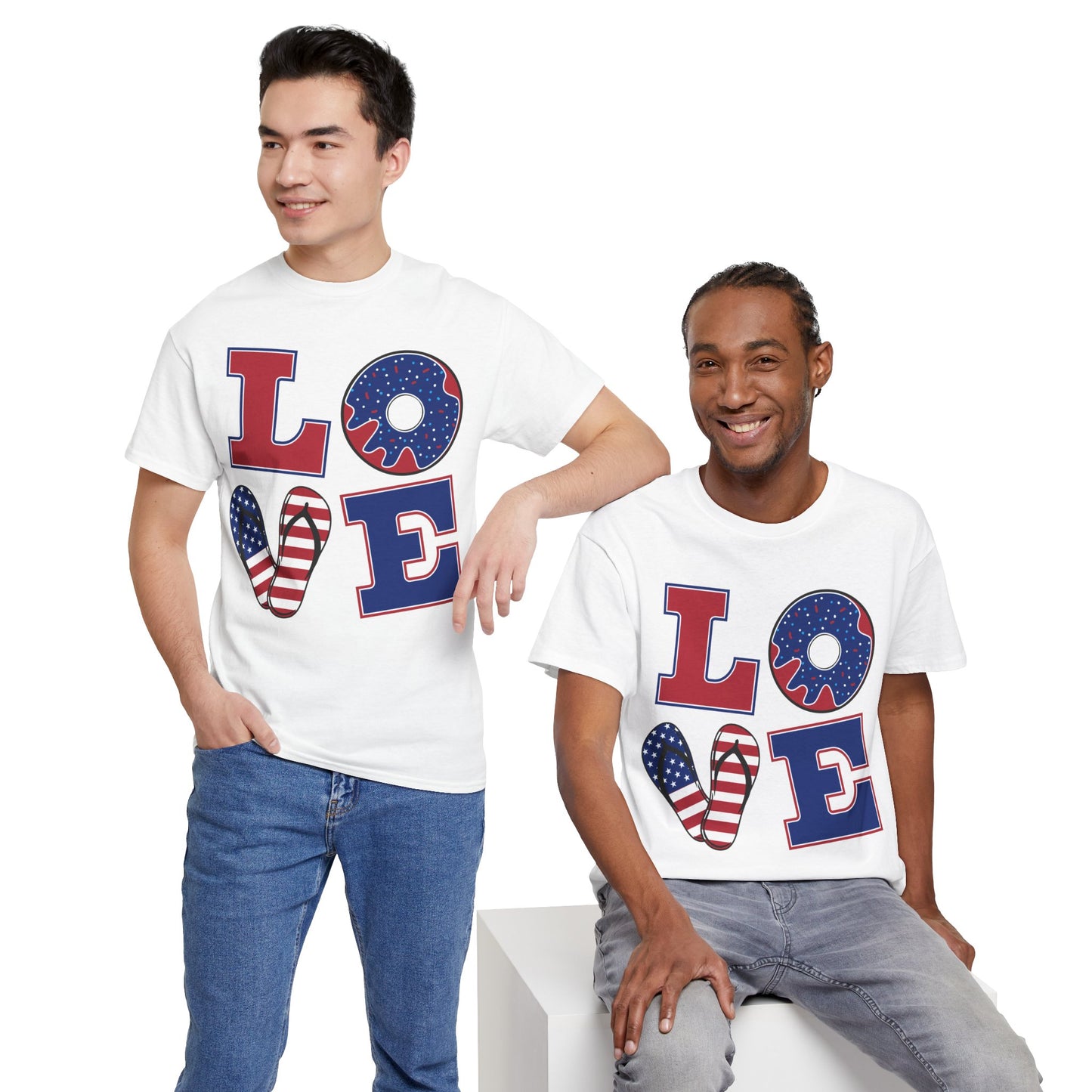 Love USA Unisex Heavy Cotton Tee