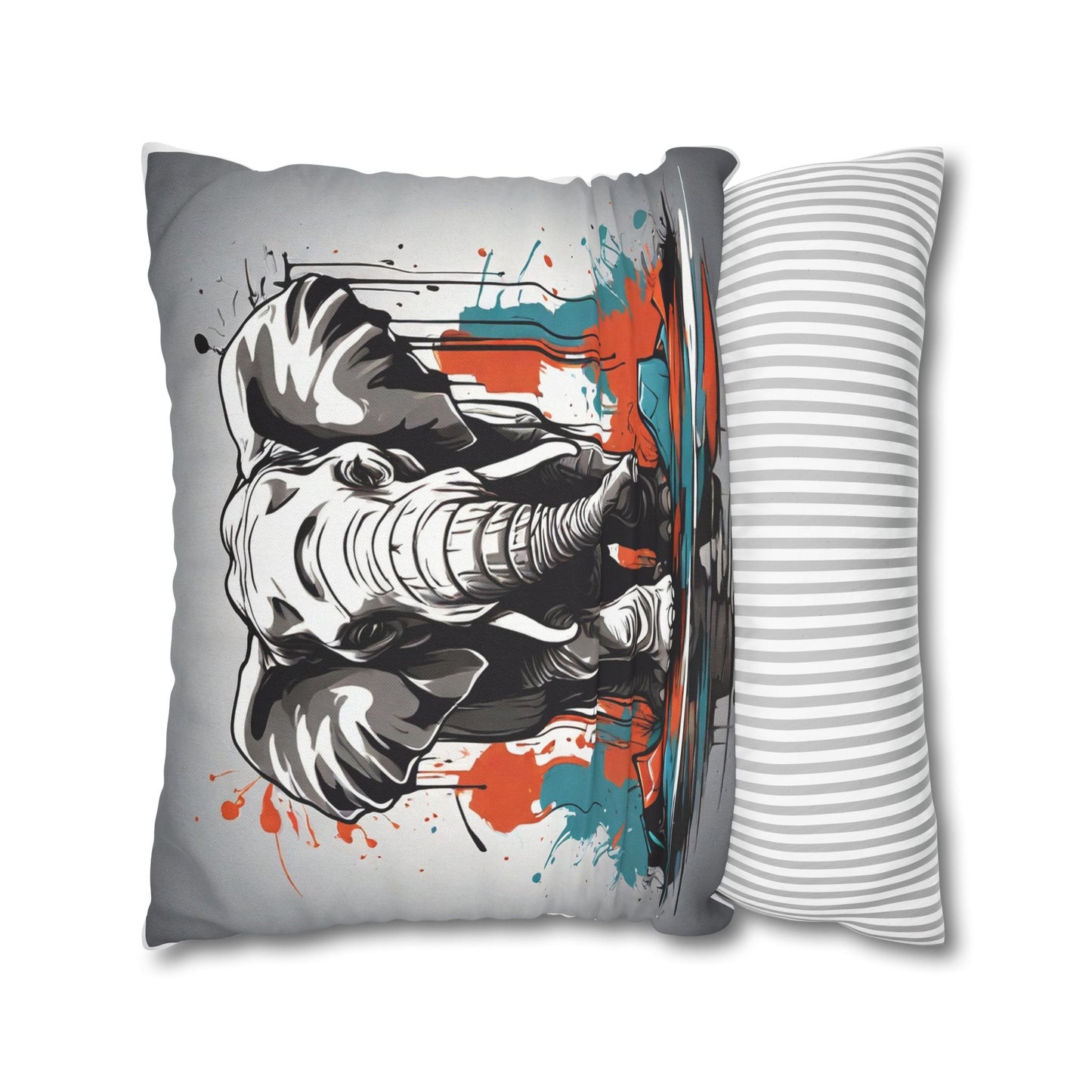 Pillowcase Elephant Design Spun Polyester