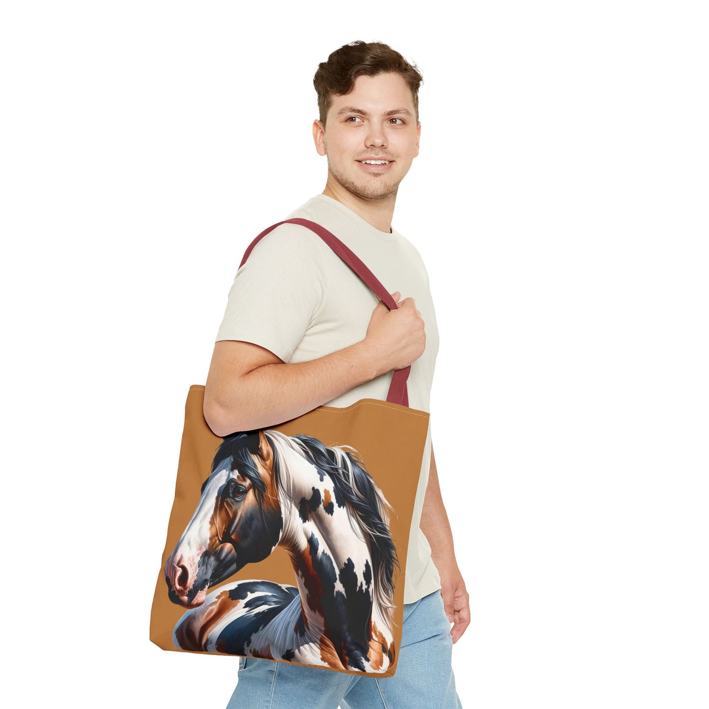 Horse Tote Bag - Equestrian-themed Carryall for Horse Lovers