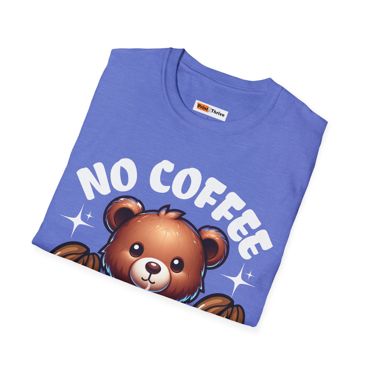 Unisex T-Shirt No Coffee No Workers Funny Coffee Lover Tee