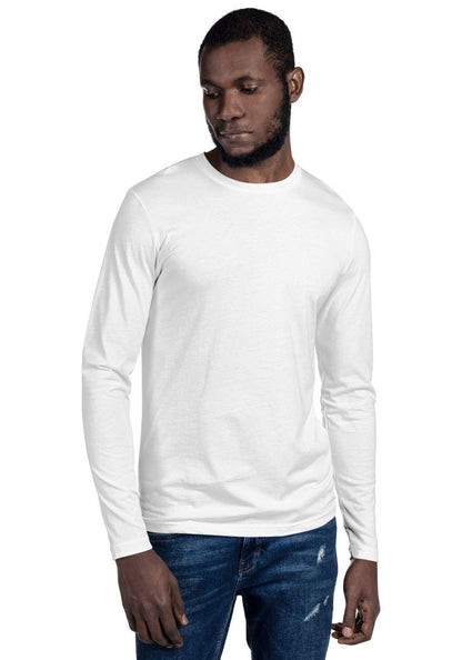 3601 Premium Fitted Long Sleeve Crew