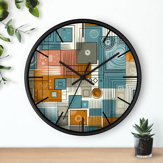 Modern Abstract Colour Wall Clock