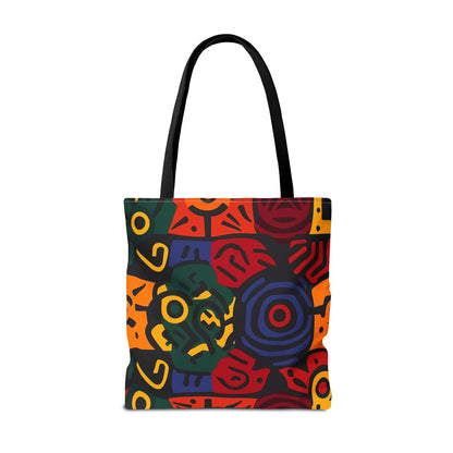 Colorful Abstract Design Tote Bag (AOP)