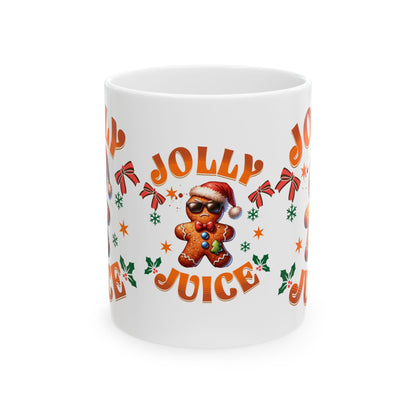 Ceramic Mug, (11oz, 15oz) Jolly Juice