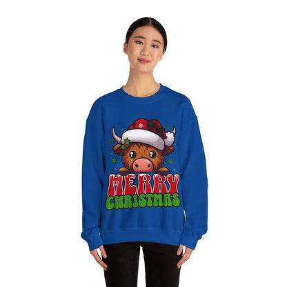 Christmas Crewneck Sweatshirt - Merry Christmas Design