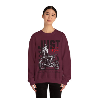 Ride On Unisex Sweatshirt - Just Ride Design