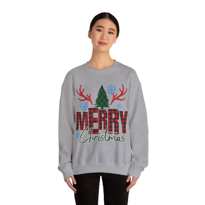 Christmas Crewneck Sweatshirt - Merry Christmass Design