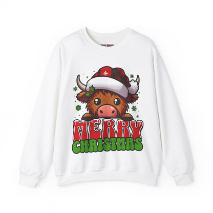 Christmas Crewneck Sweatshirt - Merry Christmas Design