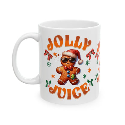 Ceramic Mug, (11oz, 15oz) Jolly Juice