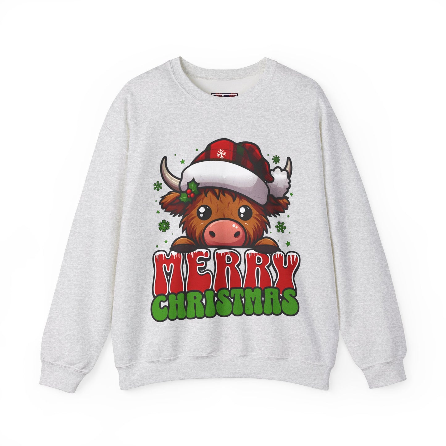 Christmas Crewneck Sweatshirt - Merry Christmas Design