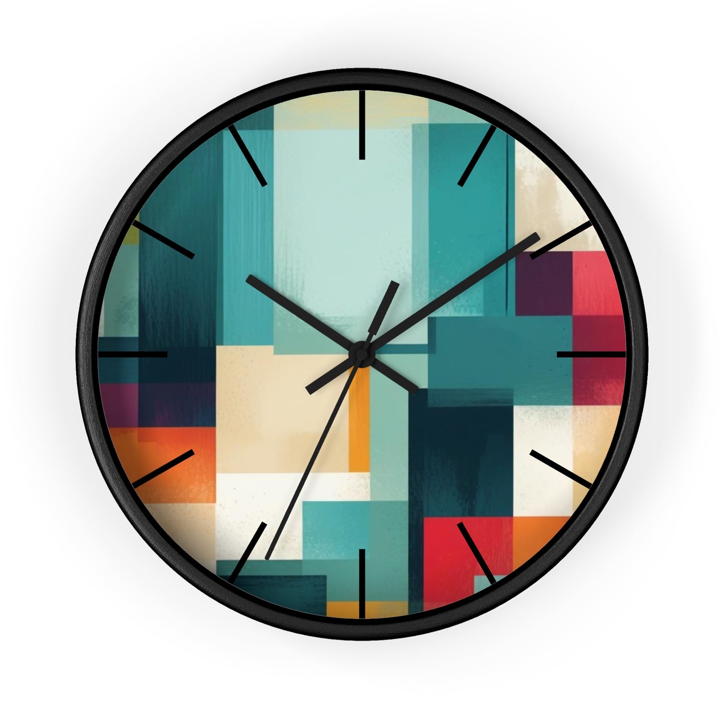 Modern Abstract Colour Wall Clock