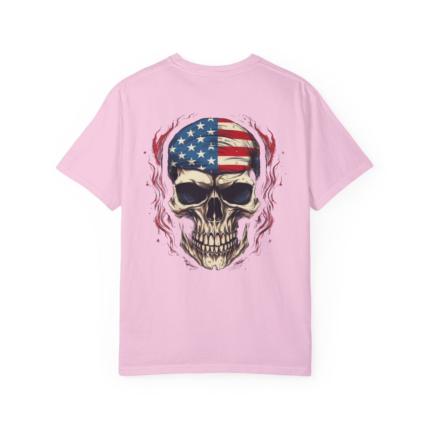 Unisex Garment-Dyed T-shirt USA FLAG