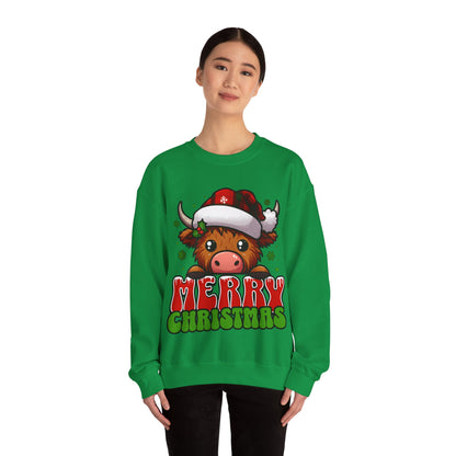 Christmas Crewneck Sweatshirt - Merry Christmas Design