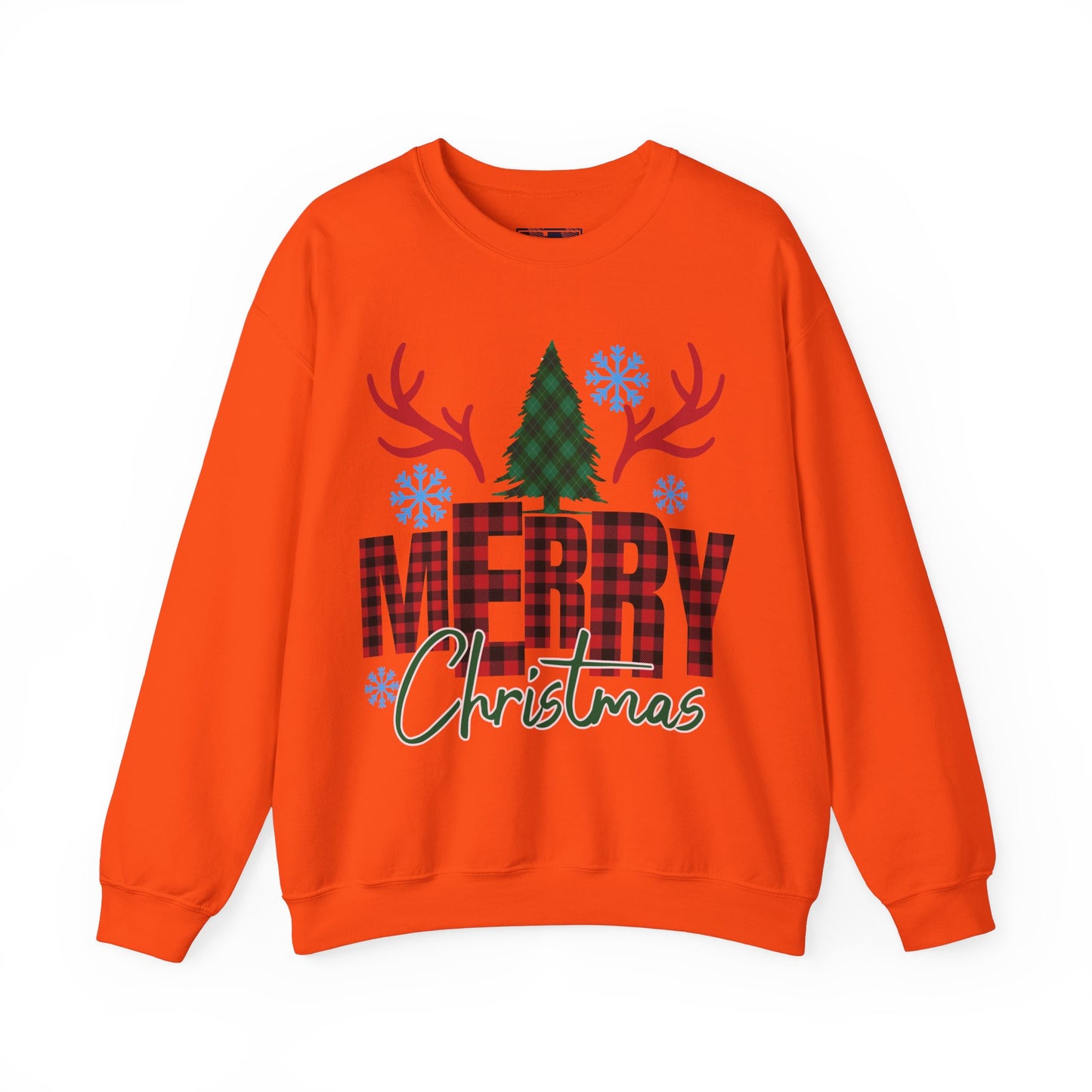 Christmas Crewneck Sweatshirt - Merry Christmass Design