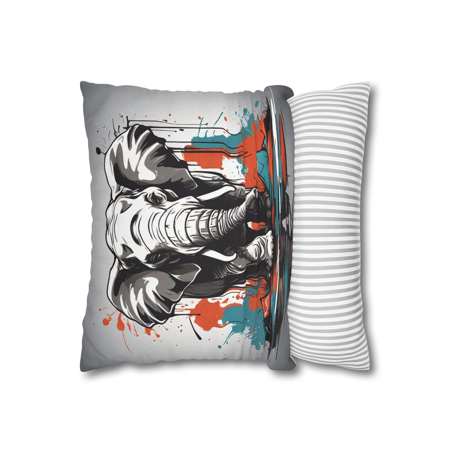 Pillowcase Elephant Design Spun Polyester