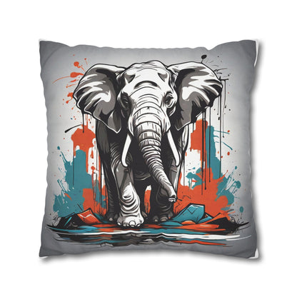 Pillowcase Elephant Design Spun Polyester