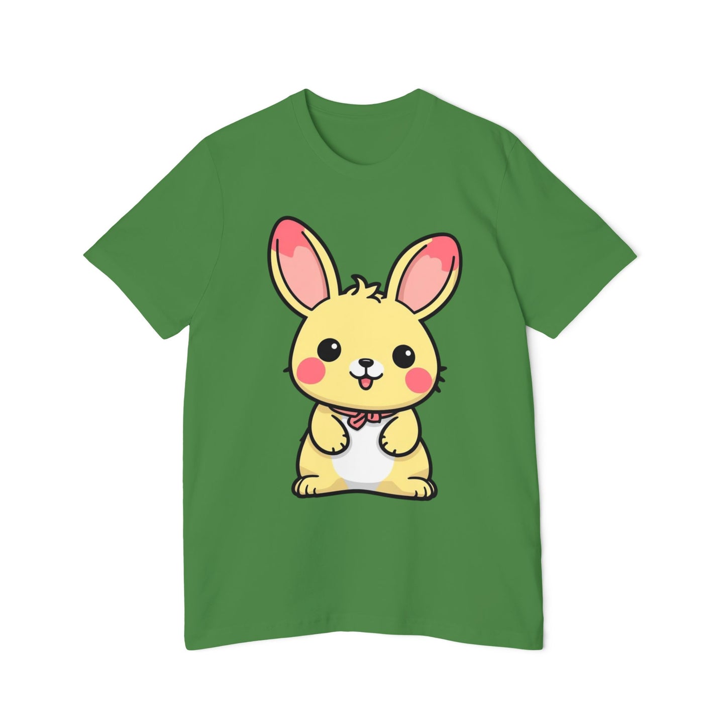 Cute Bunny USA-Made Unisex Short-Sleeve Jersey T-Shirt