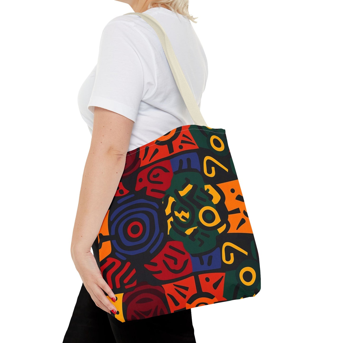 Colorful Abstract Design Tote Bag (AOP)