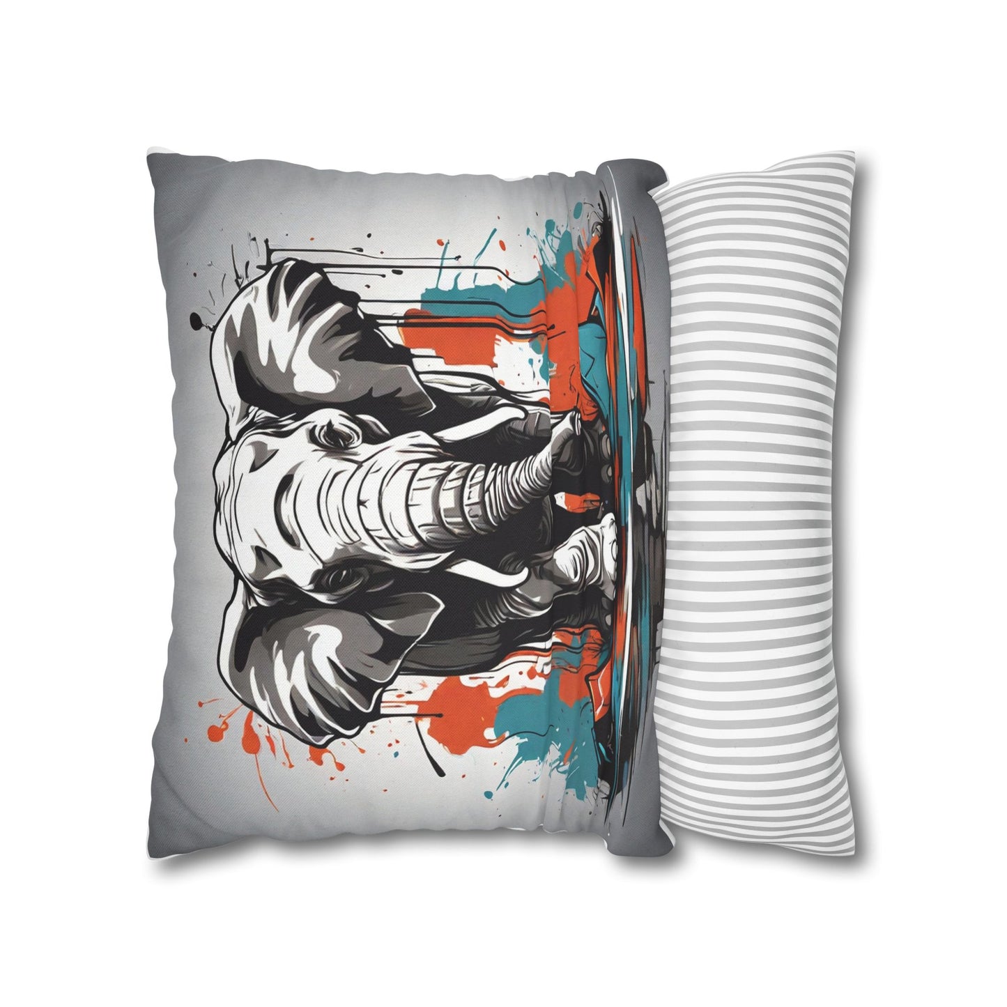 Pillowcase Elephant Design Spun Polyester