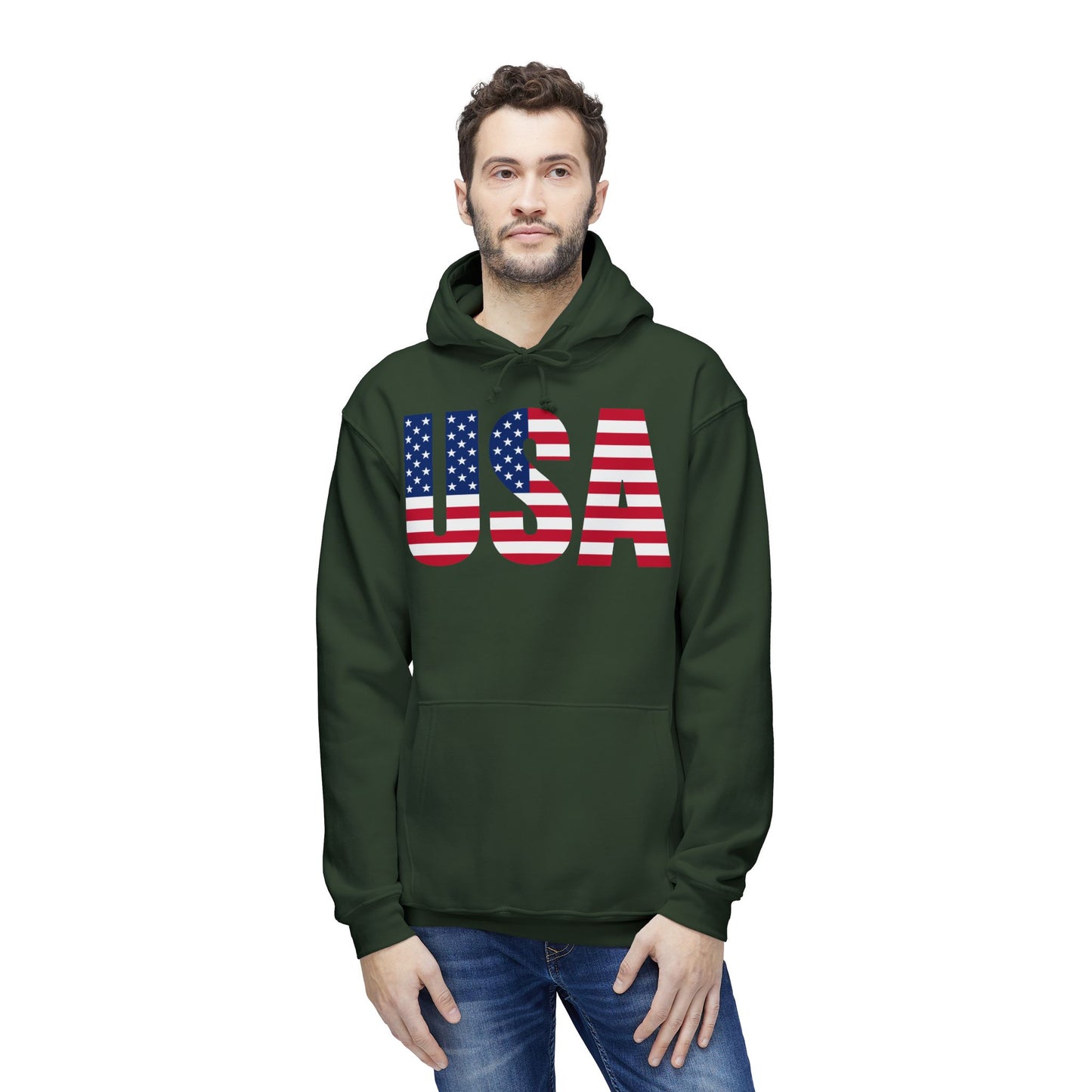 Unisex Hooded Sweatshirt, Made in US