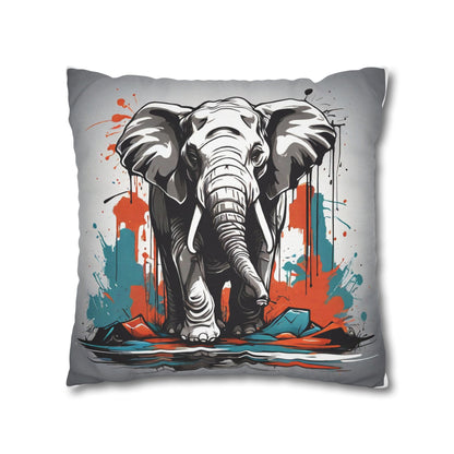 Pillowcase Elephant Design Spun Polyester