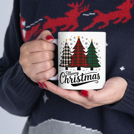 Ceramic Mug, (11oz, 15oz) Merry Christmas