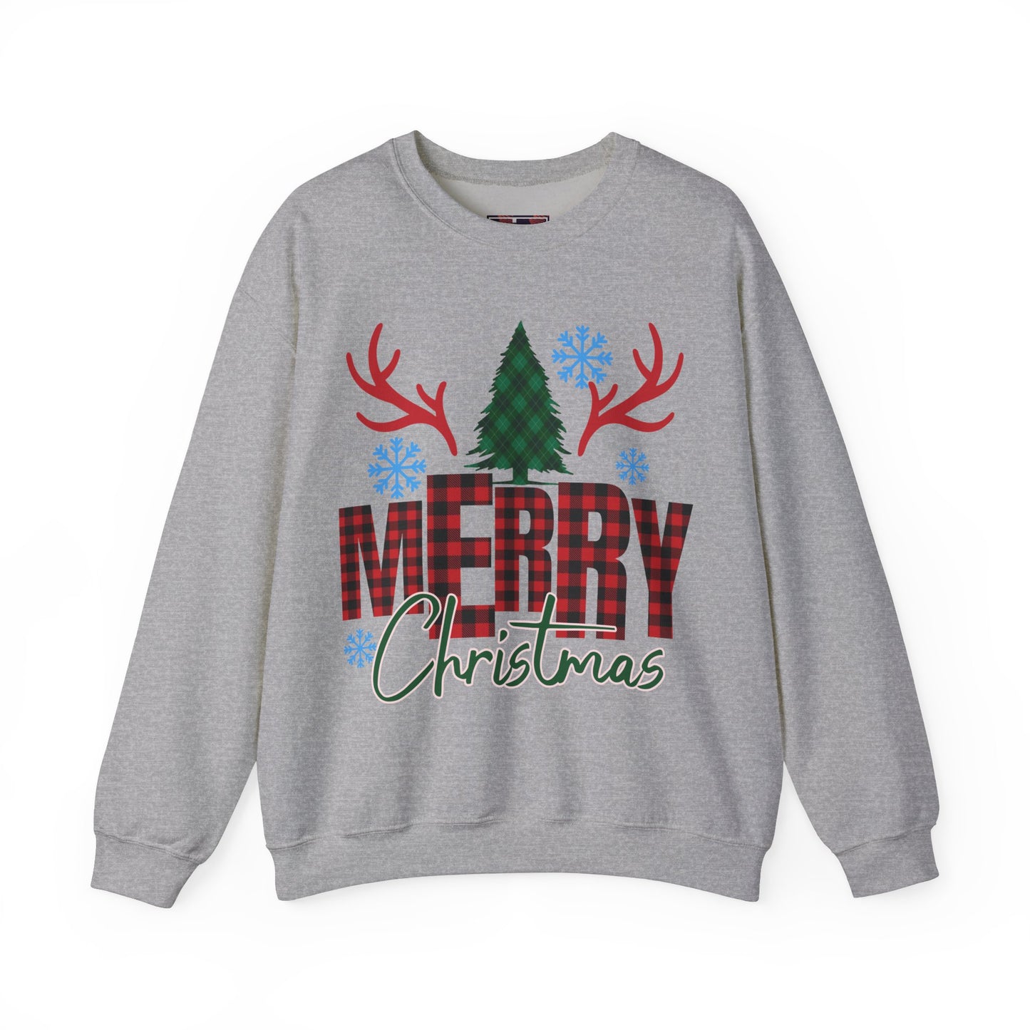 Christmas Crewneck Sweatshirt - Merry Christmass Design